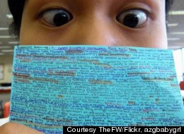 A high school student from Kazakhstan was caught with a 35-foot long cheat sheet during a university entrance exam.