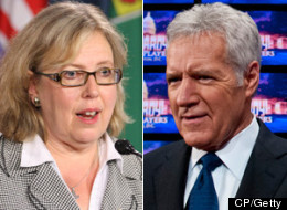 Green Party Leader Elizabeth May is challenging Tory MPs to prove their knowledge of their government's sweeping budget implementation legislation, Bill C-38. (CP/Getty)