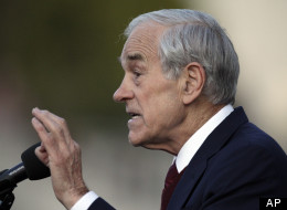 Rep. Ron Paul (R-Texas) speaks at the University of California-Berkeley on April 5.