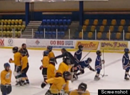 Martin Tremblay, a minor hockey coach, pleaded guilty to assault for tripping two teen players. (YouTube)