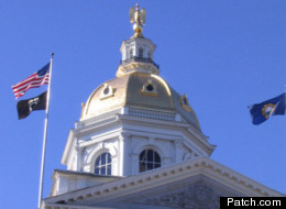 The dome of the New Hampshire Statehouse in Concord.