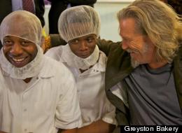 Actor-activist Jeff Bridges visited Greyston Bakery recently.