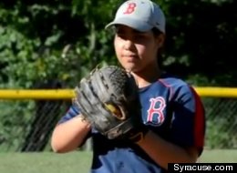 Nadia Diaz of Syracuse struck out 19 batters in a little league championship game.