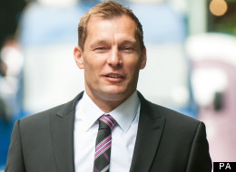 Trial: PC Simon Harwood arriving at Southwark Crown Court