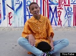A still from Willow Smith's new video for