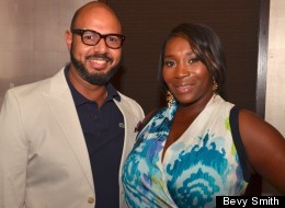 Emil Wilbekin and Bevy Smith fete the launch of