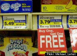 Shoppers prefer to get extra products for free than to buy items at a discount, a new study has found.