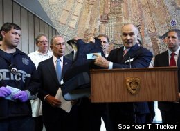 Ray Kelly, Mayor Bloomberg update New Yorkers on shooting of an NYPD Officer. July 5, 2012