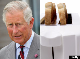 A piece of toast left uneaten by Prince Charles on the morning of his wedding to Princess Diana in 1981 is to be auctioned this month