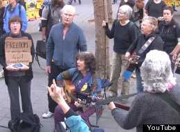 Occupella performs at an Occupy CAL event on Nov. 15, 2011