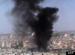 La ville de Homs le 11 juillet 2012.
