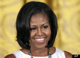 First lady Michelle Obama hosts the Smithsonian's Cooper-Hewitt National Design Award luncheon in the East Room of the White House on Friday, July 13, 2012.