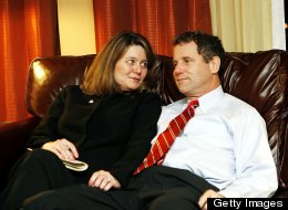 Sen. Sherrod Brown (D-Ohio) with his wife, Connie Schultz.