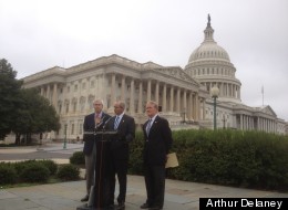 Reps. Charles Boustany (R-La.), John Barrow (D-Ga.) and Leonard Lance (R-N.J.) tout the