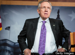 Senate Majority Leader Harry Reid criticized Mitt Romney for his behavior during his trip to London.