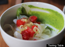 A snapshot from the menu at Trenchermen. (Tasting Table)