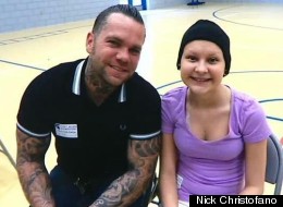 Nick Christofano, left, and his stepdaughter Shelby Sisco.