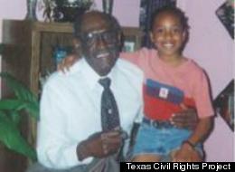 Eugene Blackmon with his granddaughter.