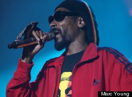 Snoop Dogg en spectacle à Osheaga, le 4 août 2012. (Crédit photo: Marc Young)