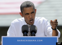 In this Aug. 9, 2012 file photo, President Barack Obama speaks in Colorado Springs, Colo. (AP Photo/Jack Dempsey, File)