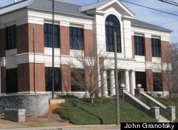The Baxter Street building houses the Red & Black offices.