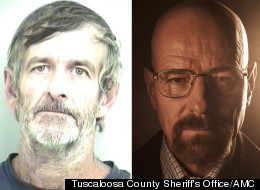 The real-life Walter White, 55, and Bryan Cranston, 56, who plays a character named Walter White on