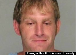 Coley Mitchell, 32, was arrested for public drunkenness after being discovered in a locker room intoxicated, with his pants half down and two lab monkeys running around.