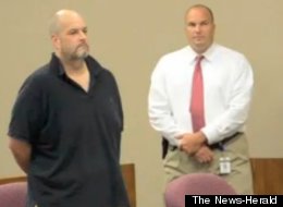 Roger Bowling appears at his arraignment for the alleged murders of Chris Hall and Danielle Greenway.
