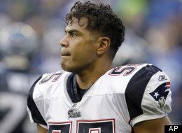 New England Patriots' Junior Seau walks off the field after a play against the Seattle Seahawks in the second half in an NFL football game Sunday, Dec. 7, 2008, in Seattle.