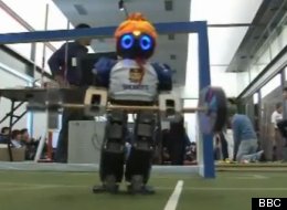 The FIRA RoboWorld Cup, an annual athletic event for robots gives metal men from all over the world to test their mettle in various sports.