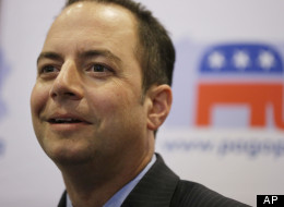 Republican National Committee Chairman Reince Priebus dismissed controversy over Mitt Romney's birther joke. (AP Photo/Matt Rourke)