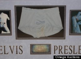 Elvis Presley's underwear on the block.