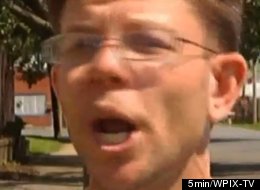 Corbin Prydwen of Roanoke, Va., is mad that his street is popular with prostitutues and hopes putting out huge signs stating