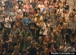 Les casseroles à Montréal, le 3 septembre 2012. (Crédit: Radio-Canada.ca)