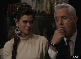Roger Sterling trips on LSD and other instances of drugs on TV.