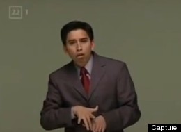 Capture de la vidéo en question