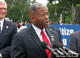 Rep. Allen West speaks at a Capitol Hill press conference in 2011.