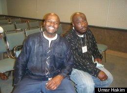 Naim Shah Jr. (left) and Umar Hakim live in Los Angeles, where they work through a nonprofit called ILM with Americans who depend on government assistance.