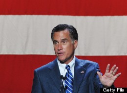 Republican presidential candidate Mitt Romney makes speaks at a fundraiser at The Beverly Hilton Hotel in Beverly Hills, California September 22, 2012. (MANDEL NGAN/AFP/GettyImages)