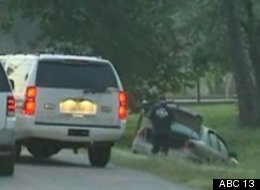 Investigators arrive at the scene where Lapointe's body was found.