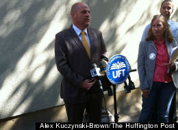 UFT President Michael Mulgrew says the number of New York public schools with overcrowded classrooms is increasing.