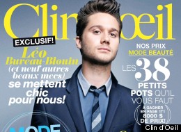 Léo Bureau Blouin, sur la couverture du magazine Clin d'Oeil.