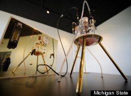 “The Great Work of the Metal Lover” by Adam Brown, MSU associate professor of electronic art and intermedia.