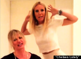 Gwyneth Paltrow and Cameron Diaz rap for