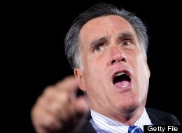 U.S. Republican presidential candidate Mitt Romney delivers remarks at a victory rally in Cuyahoga Falls, Ohio, October 9, 2012. (JIM WATSON/AFP/GettyImages)