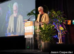 Social Capital Markets CEO and founder Kevin Jones on stage at SOCAP 12