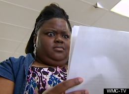 Parent Monica Watson reacts to Facebook posts by teacher Tameka Gatewood.