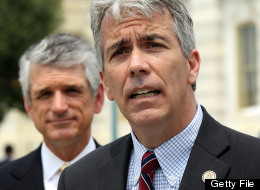 WASHINGTON, DC - MAY 16: U.S. Rep. Joe Walsh (R-IL) (R) speaks on Capitol Hill in Washington, D.C. (Photo by Alex Wong/Getty Images)