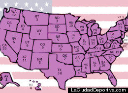 El mapa electoral coincide con la ubicación de los equipos profesionales