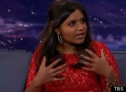 Mindy Kaling admits she likes to slip her co-stars the tongue on
